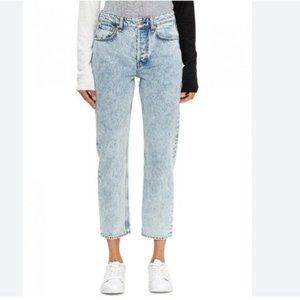 Rag & Bone Maya High Rise Butterfly Front Closure in Belmar Wash Size 28
